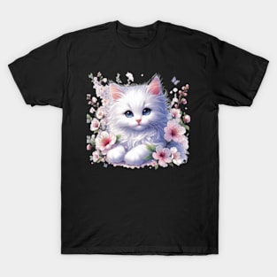 Cute Springtime Kitten T-Shirt